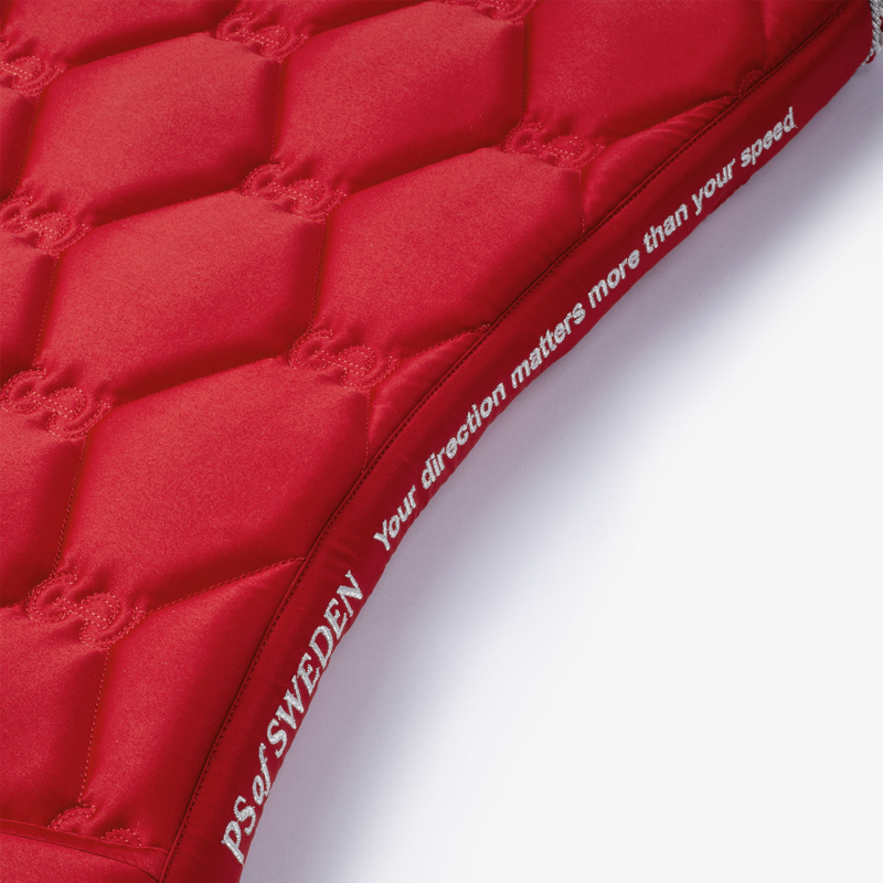PS Of Sweden Signature Jump Saddle Pad - Chilli Red-3